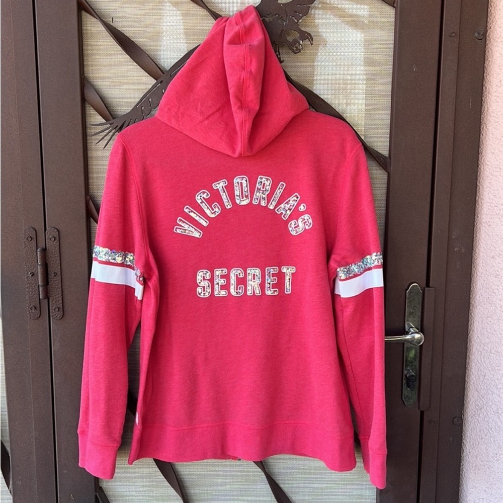 ✨ Super Blingy Pink Victoria’s Secret Hoodie ✨